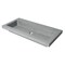 Alfi Brand 40" Solid Concrete Gray Matte Trough Sink for the Bathroom ABCO40TR - alternate 2